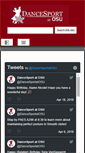 Mobile Screenshot of dancesportosu.org